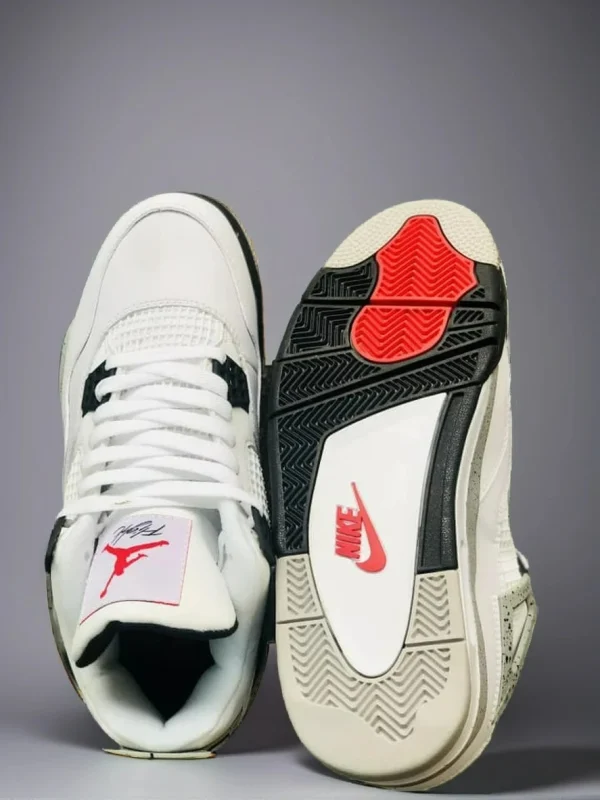 Air Jordan 4 WHITE CEMENT - Image 4